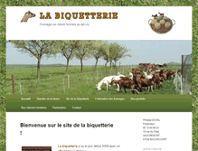 Tablet Screenshot of la-biquetterie.com